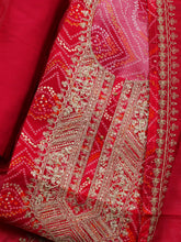 Neck Embroidered Cotton Blend Unstitched Suit With Dupatta